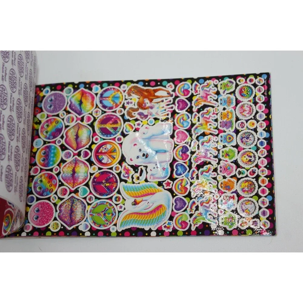 Lisa Frank Lot Folder Stickers Huge Lot 2003 Angel Animals Peace Cute Colorful